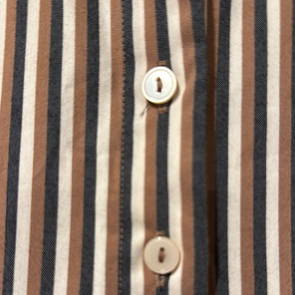 Striped Brown Dress - Picture 3 of 5